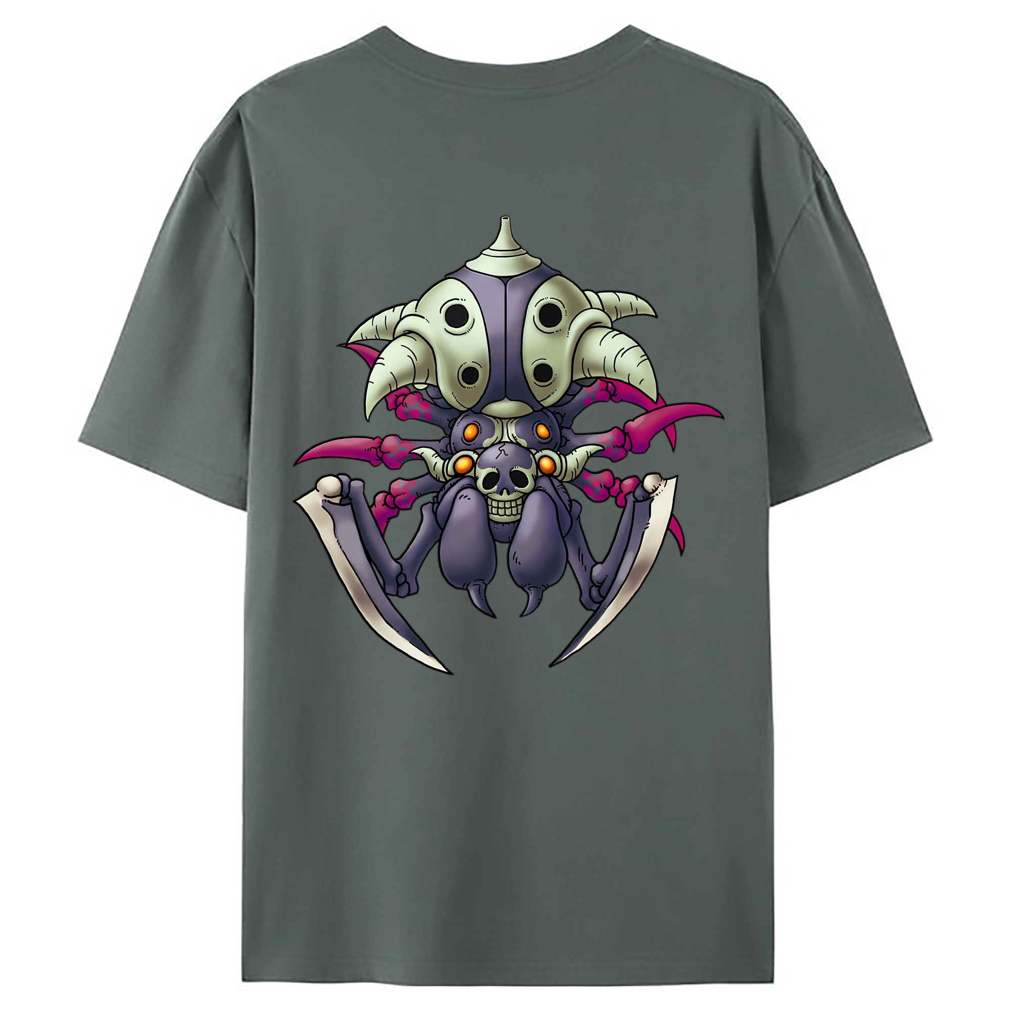 （画像用） ドラゴンクエスト Doragon Kuesuto Dragon Quest 綿100％ メンズ半袖Tシャツ（バックプリント） 通気性
